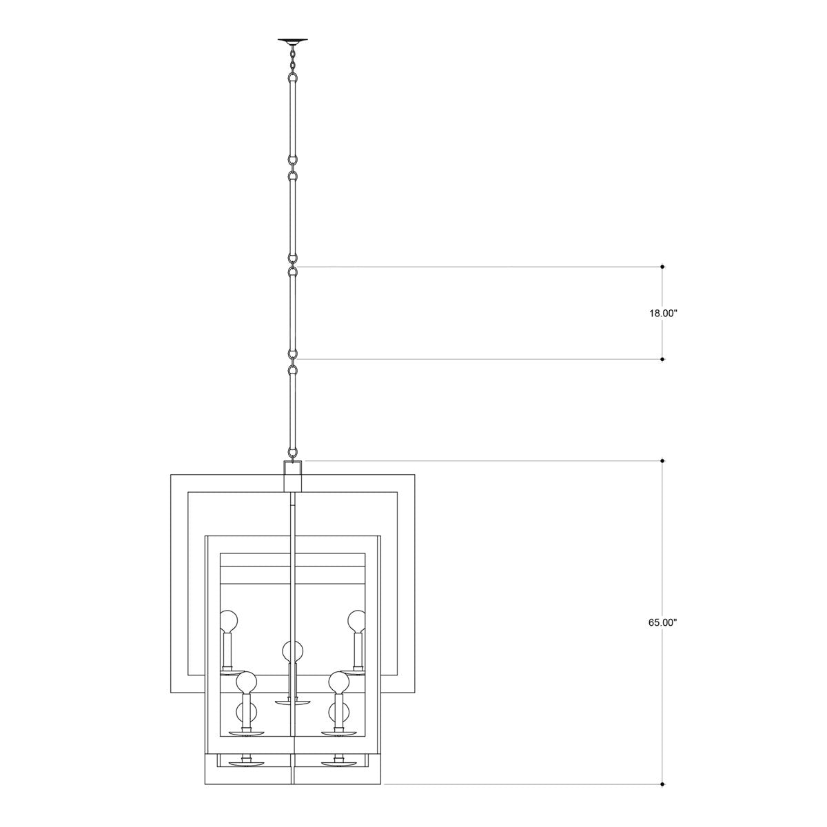 Middleton 8 - Light Chandelier