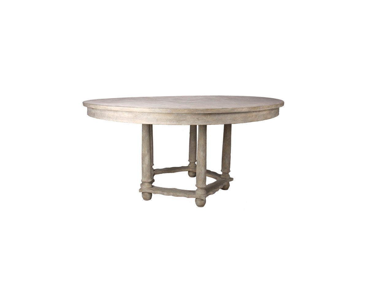 Moorish Round Solid Wood Dining Table