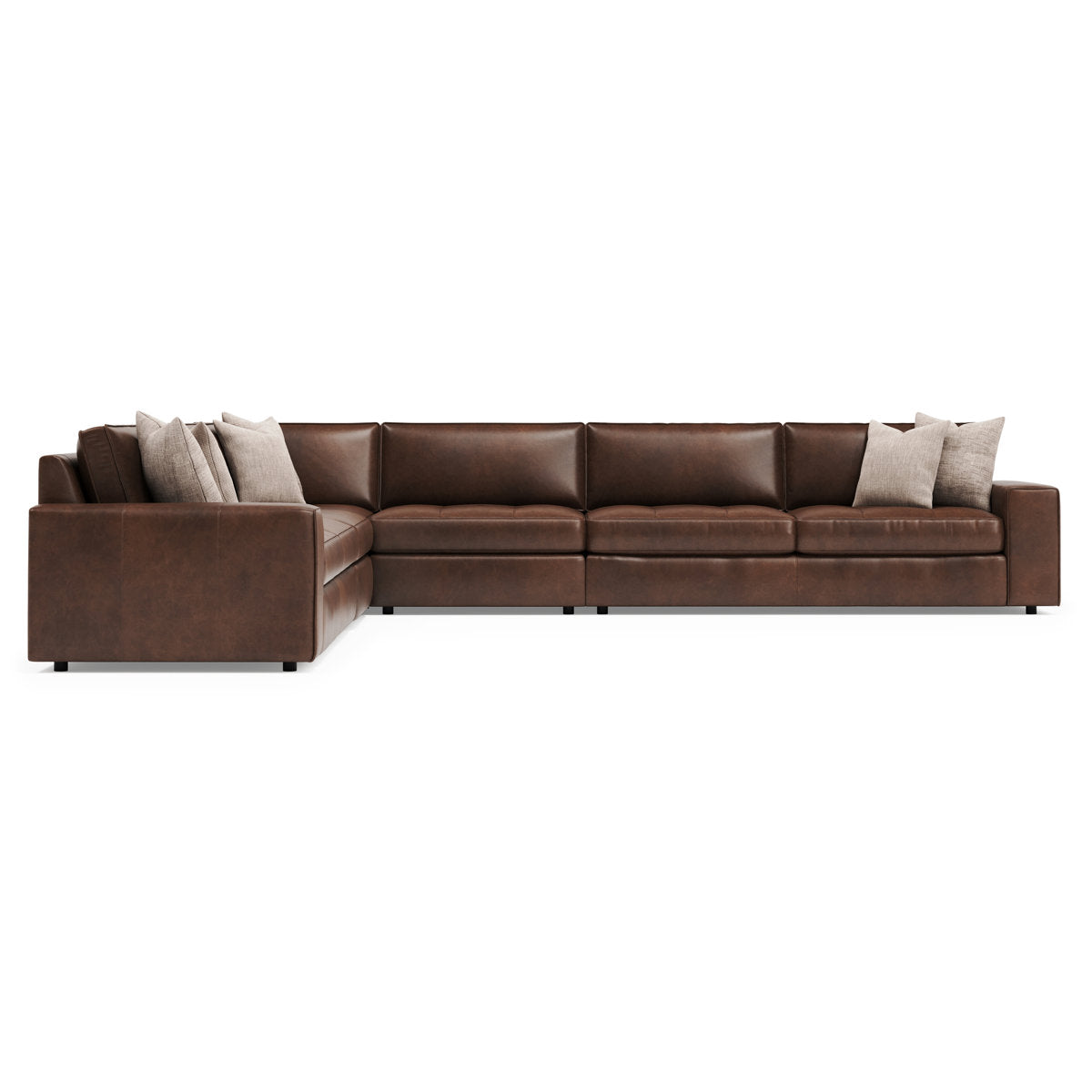Nest 5-Piece Leather Sectional