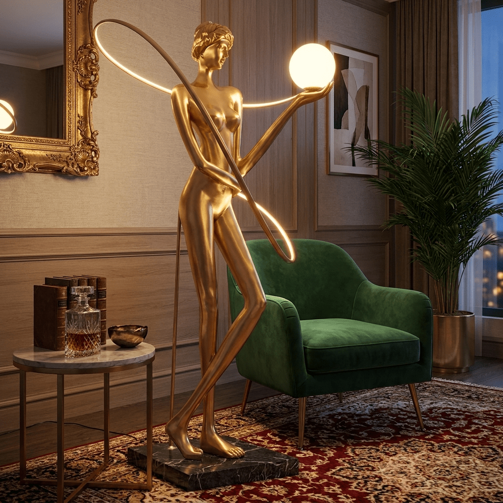 Orbit Muse Sculpture Lamp