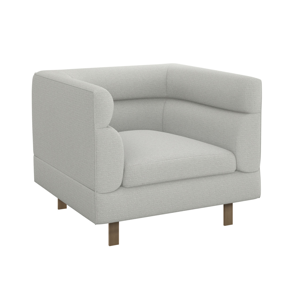 Ornette Barrel Chair Chair with Ottoman