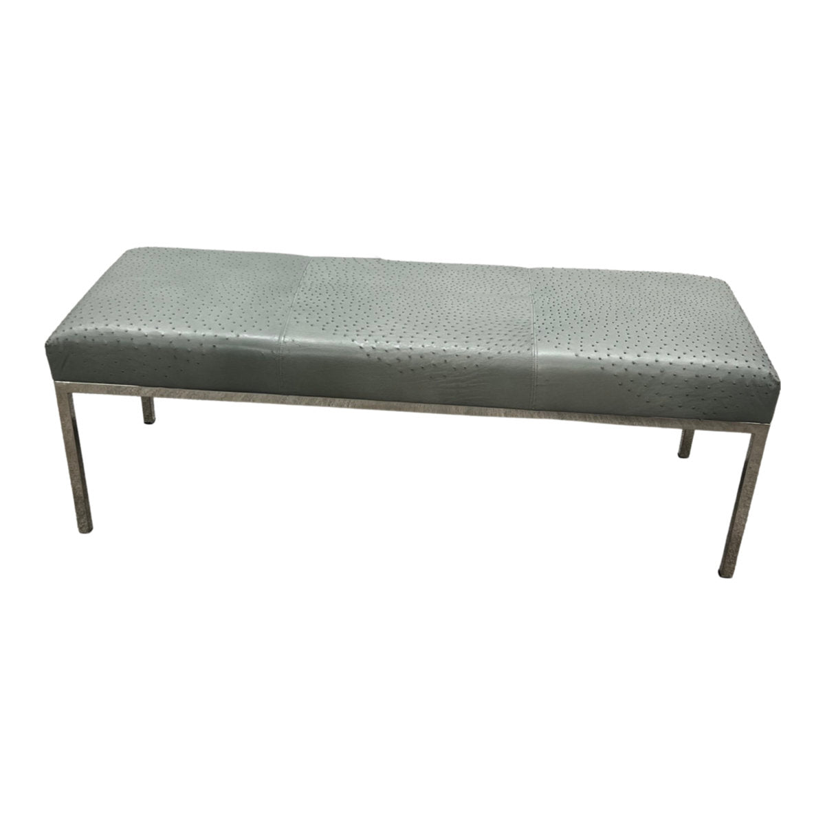 Ostrich Leather Bench