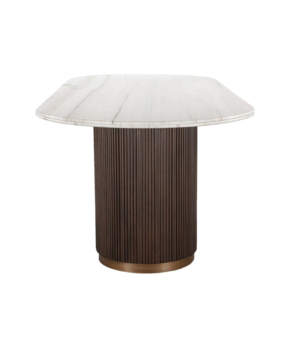 Oval Marble Dining Table
