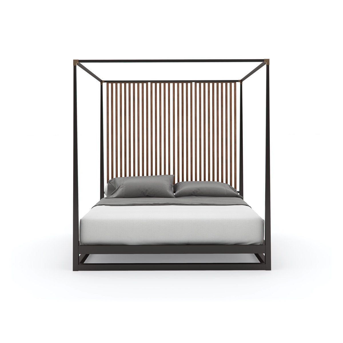 Pinstripe Canopy Bed