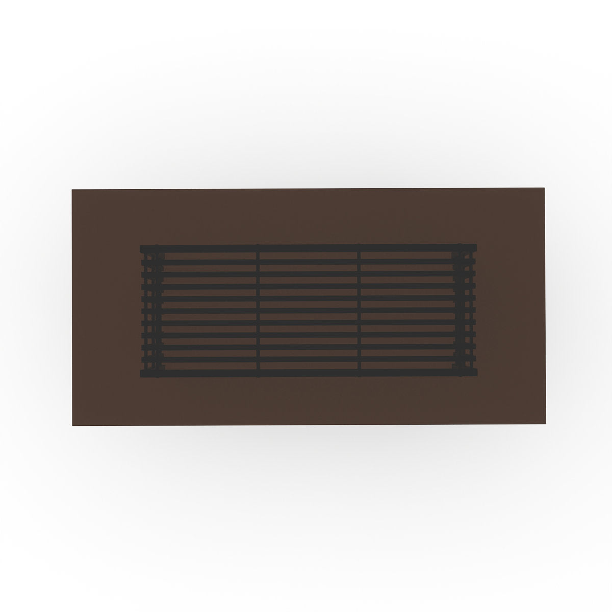 Pinstripe Dark Slatted Dining Table