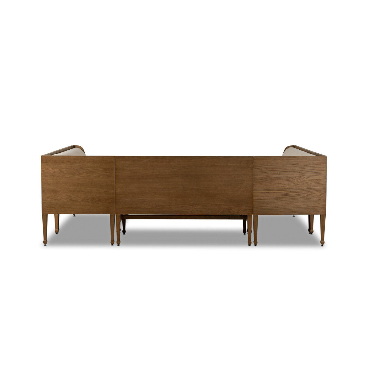 Priscilla Dining Banquette U Shape 101"-Crypton Wayfarer Snow