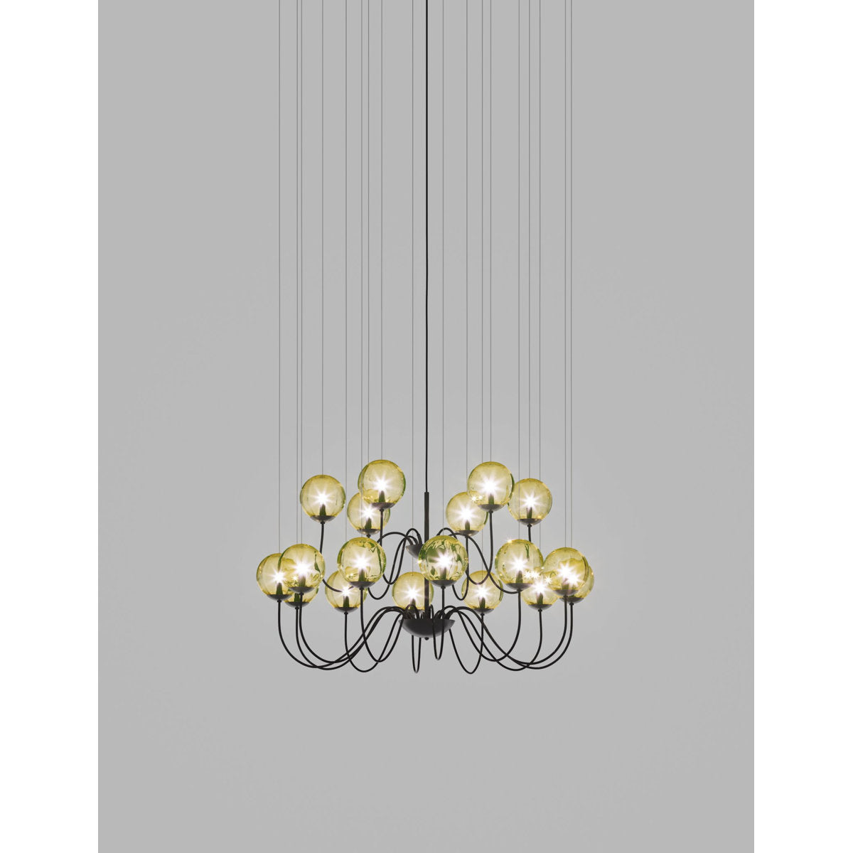 Puppet Suspension 18P Crystal Transparent Glossy Chrome G9 Ul