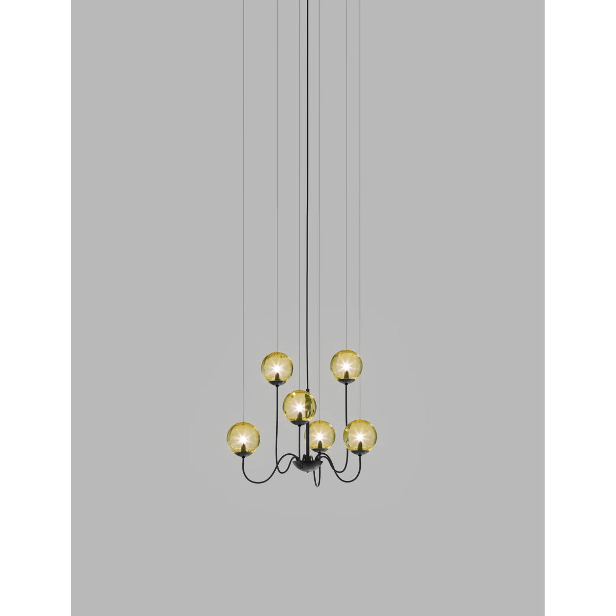 Puppet Suspension 6P Smoky Transparent Matt Black 1 G9 Ul