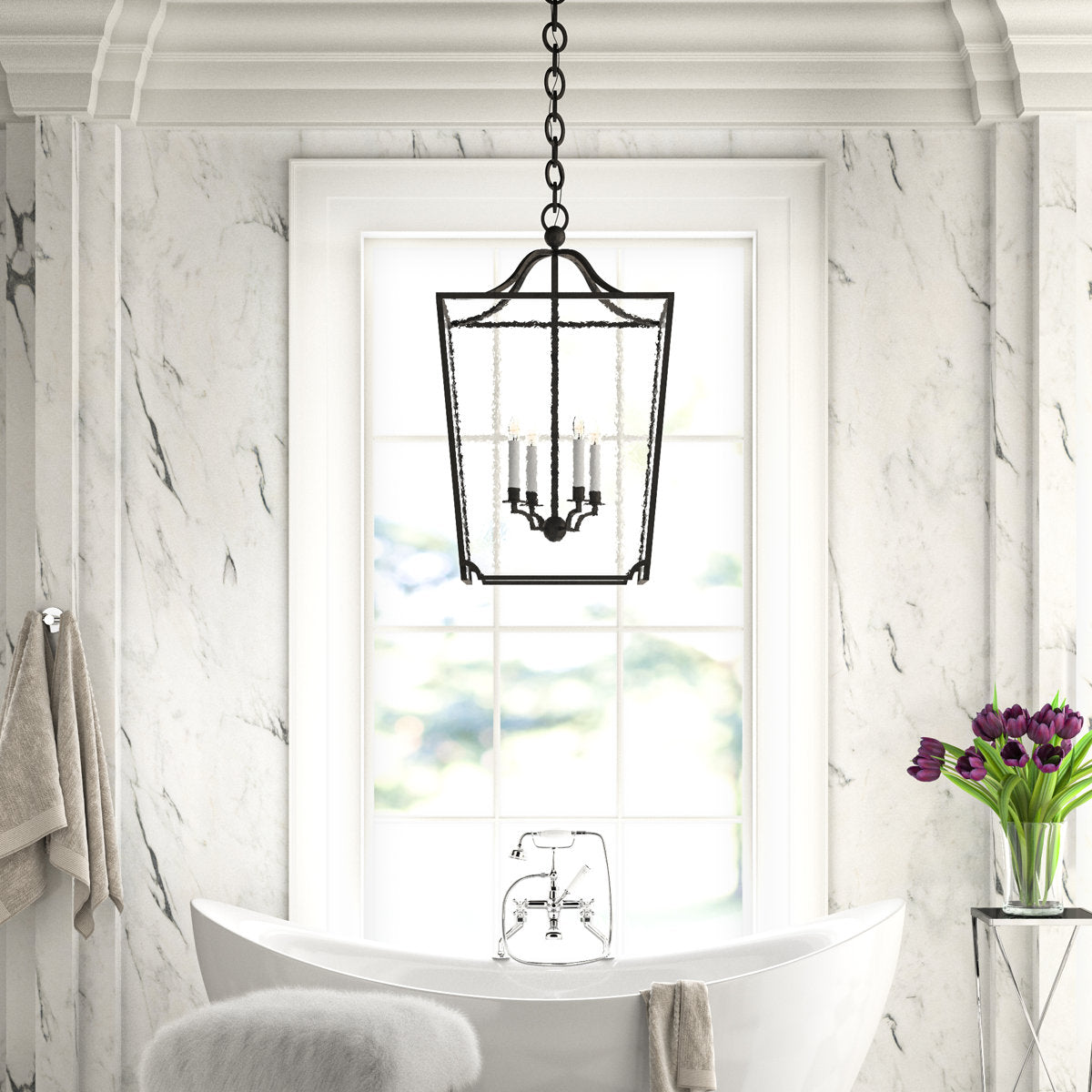 Ralph Lauren Beatrice 4 Light Chandelier