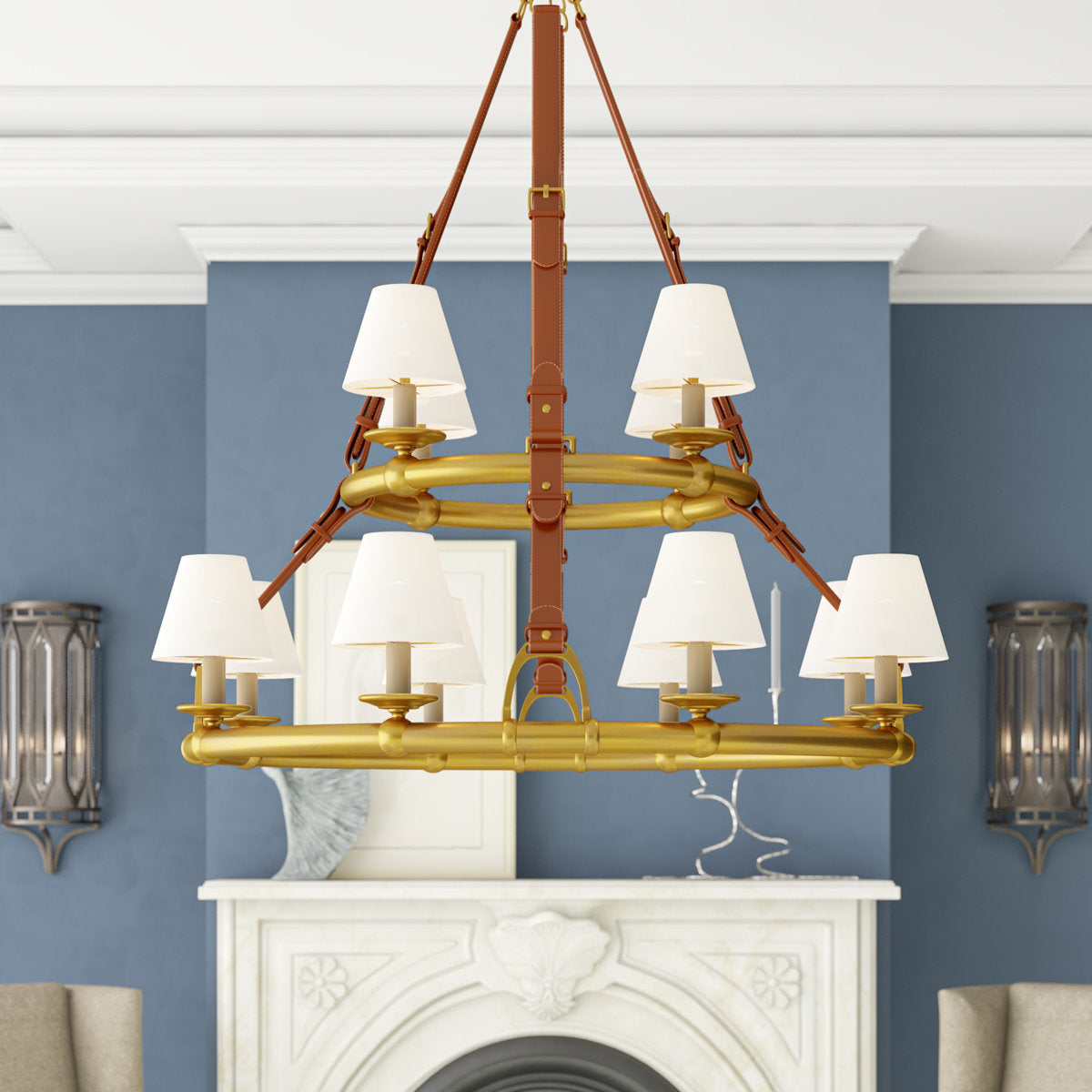 Ralph Lauren Westbury 12 Light Chandelier
