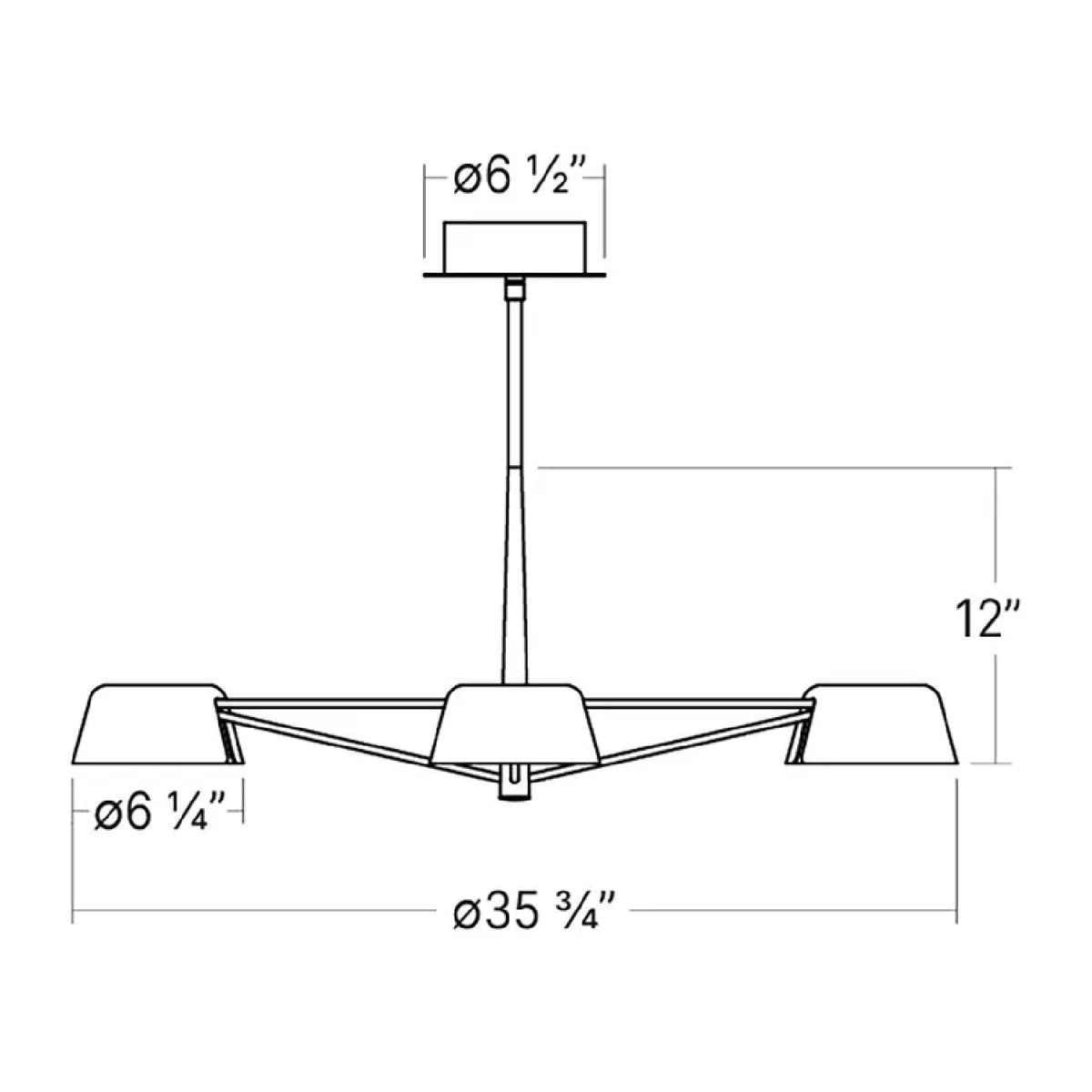 Ray LED Chandelier