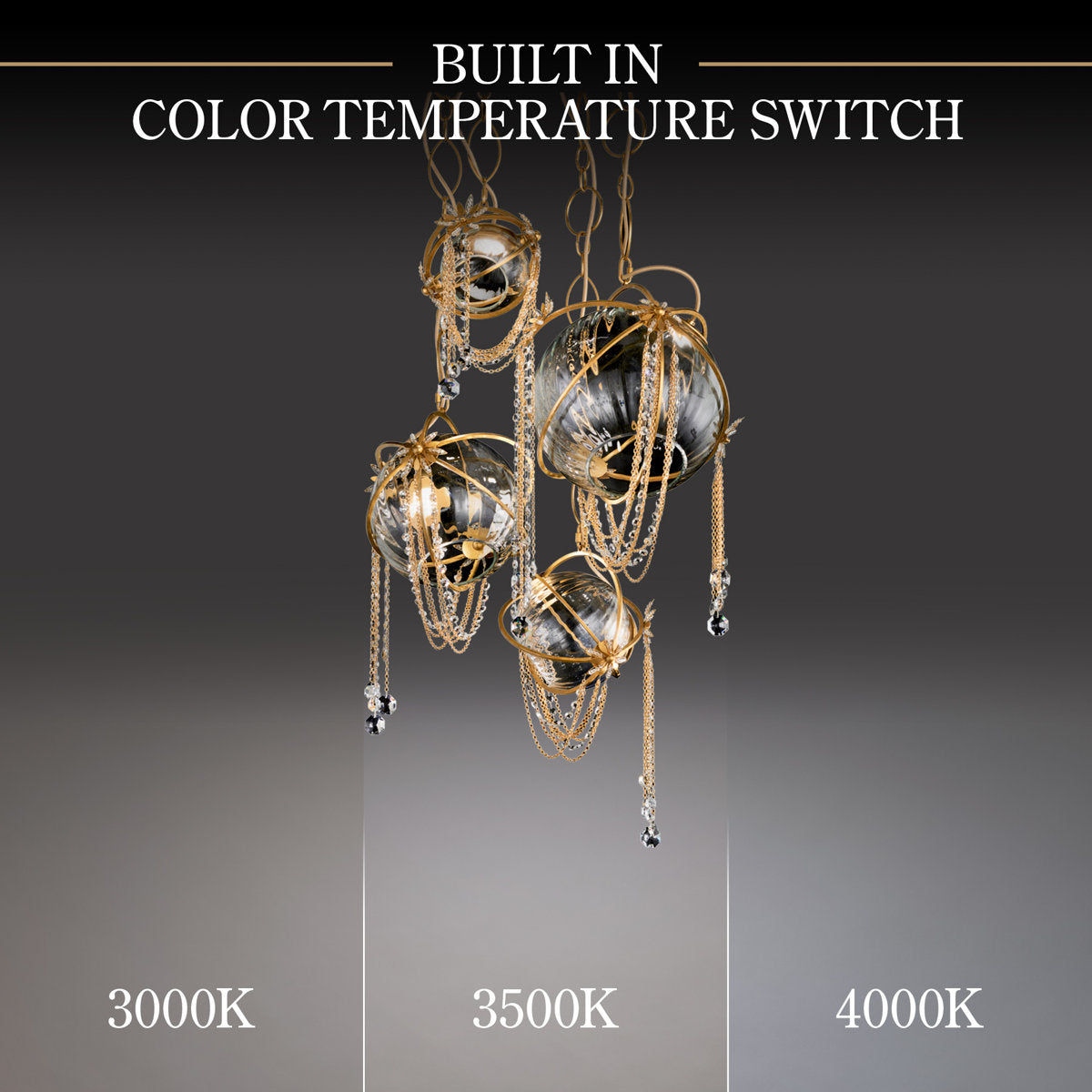 Revere 4 - Light LED Chandelier