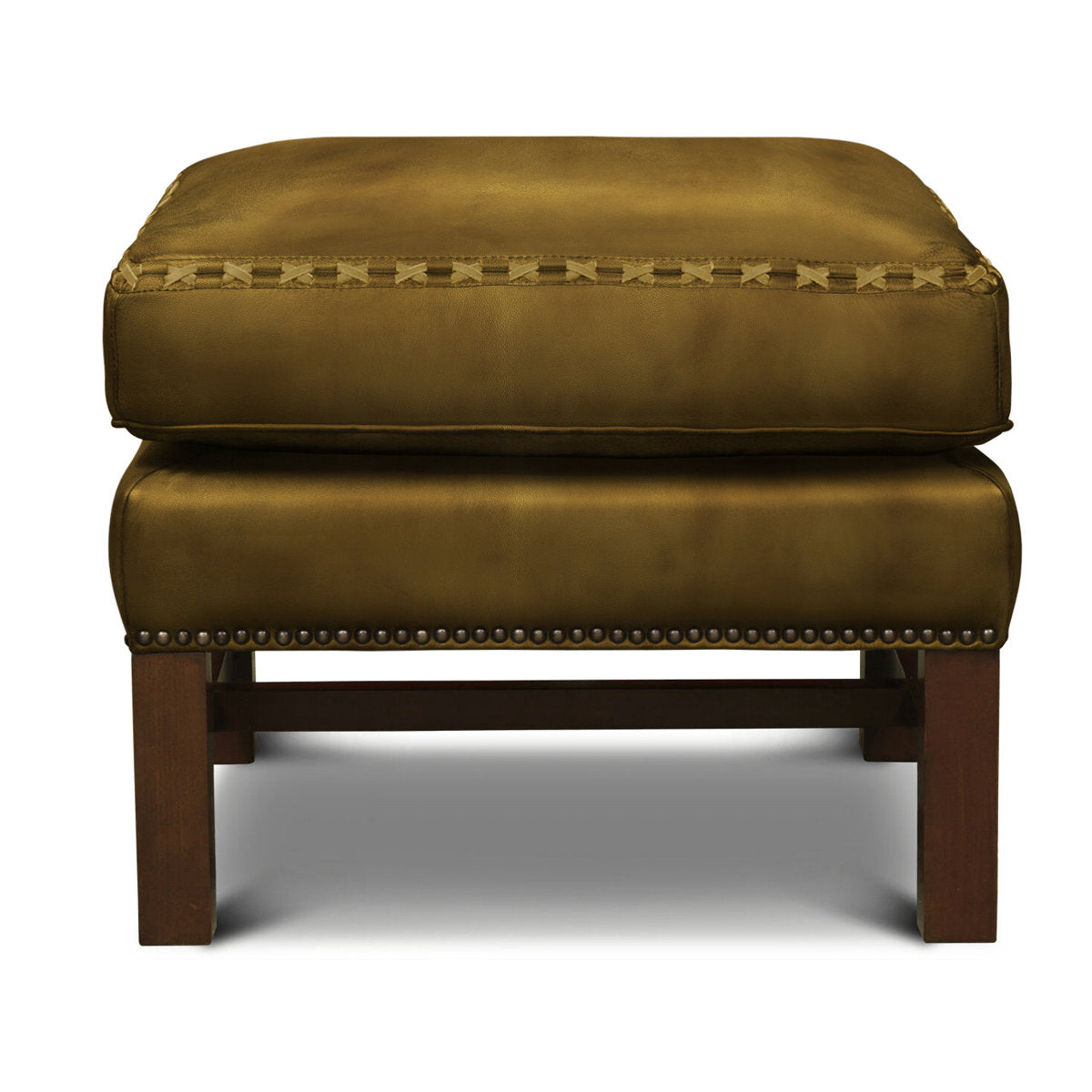 Rodolfo Leather Ottoman