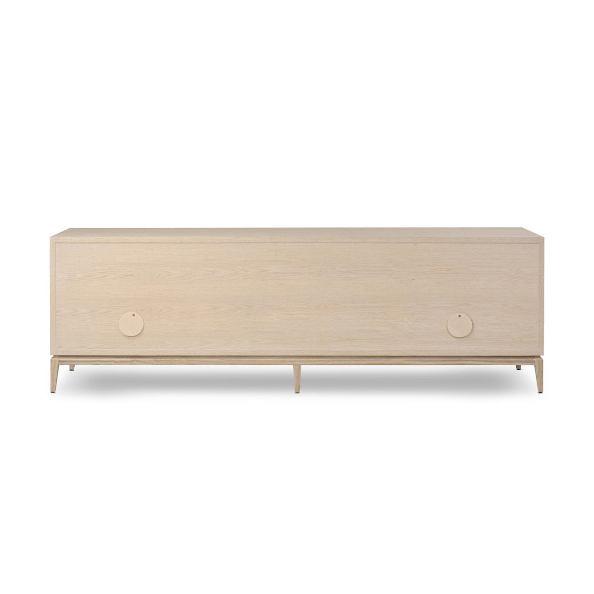 Rosenell Media Console-Oak Solid