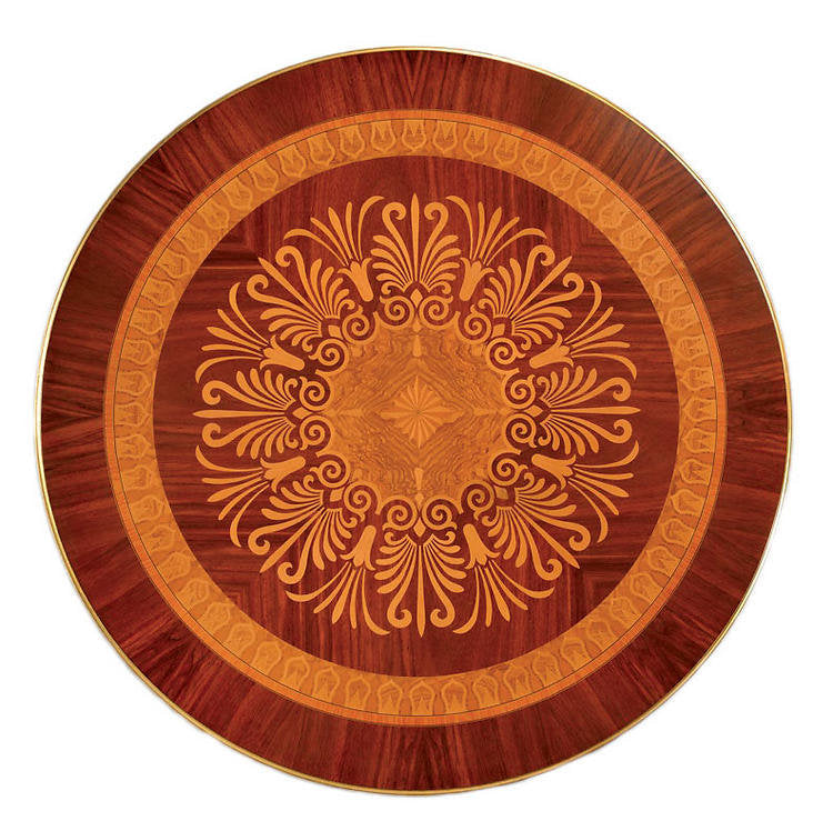 Rosewood Solid Wood Pedestal Dining Table