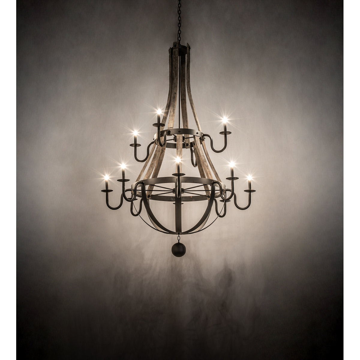Rustic Lodge 12 - Light Chandelier