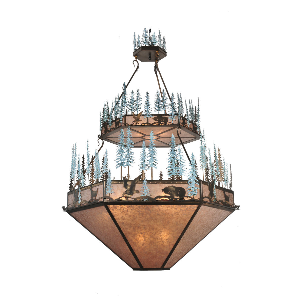 Rustic Lodge 12 - Light Chandelier