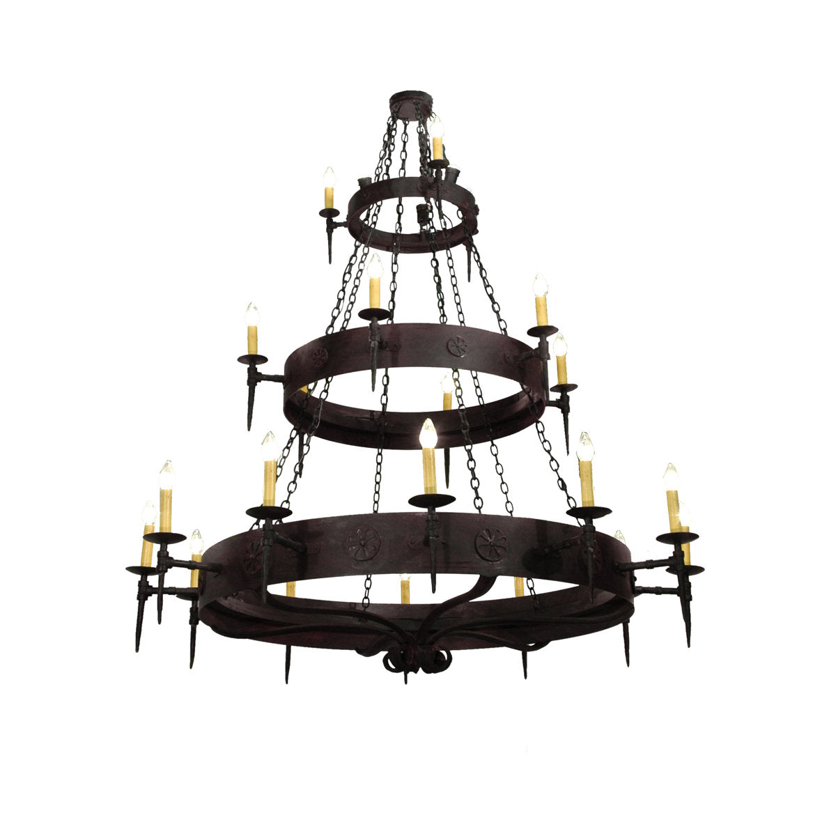 Rustic Lodge 21 - Light Chandelier