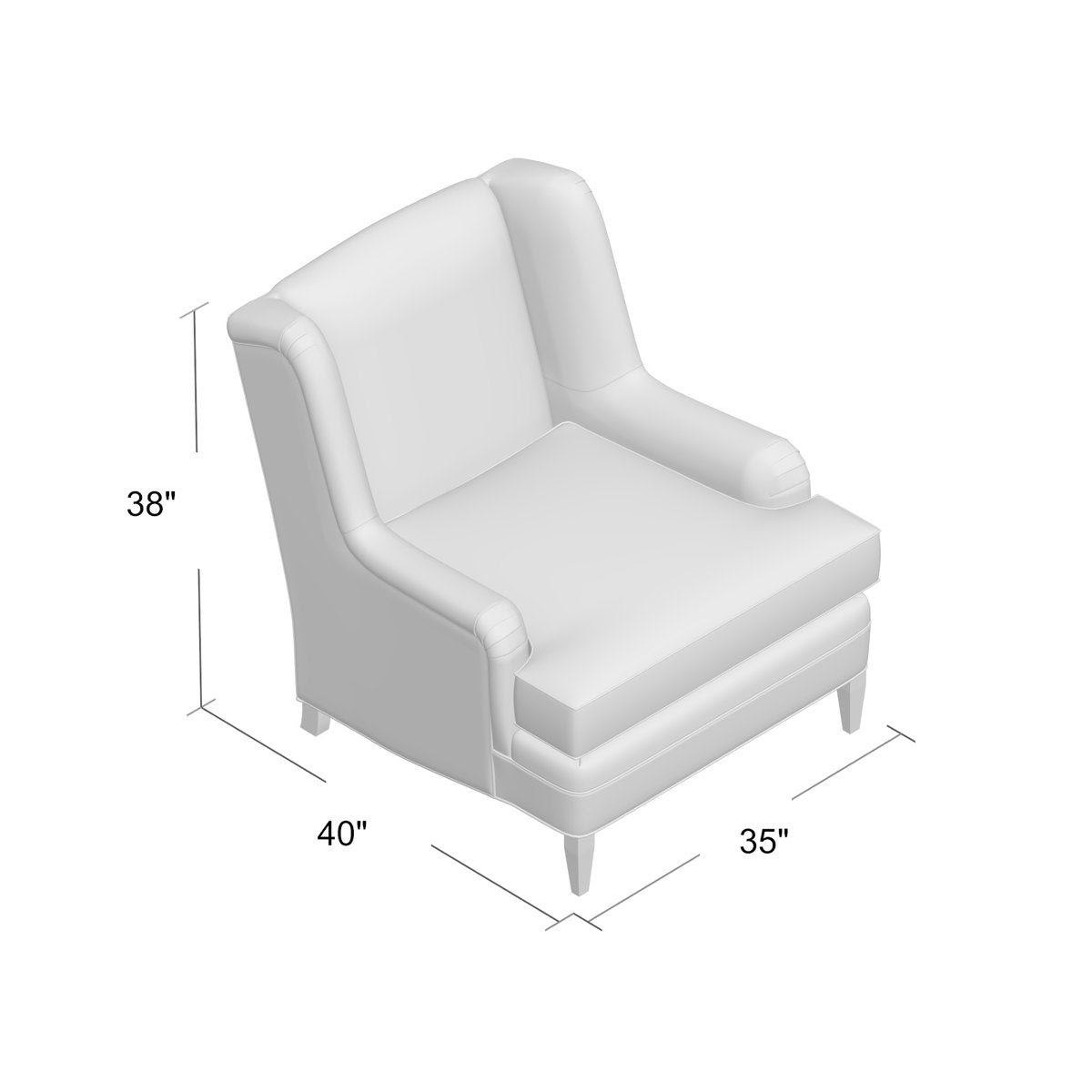 Savanah Wingback Chair