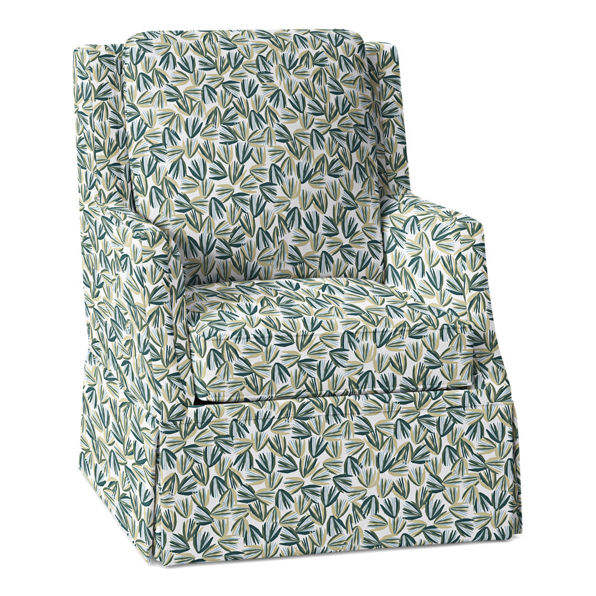 Savannah Skirted Swivel Glider