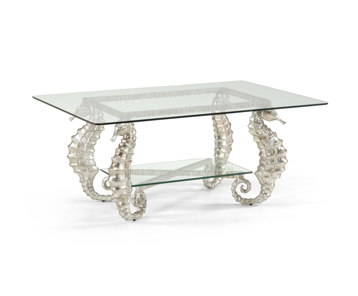 Seahorse Glass Coffee Table