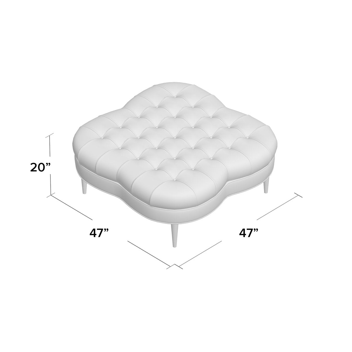 Shamrock Novelty Ottoman