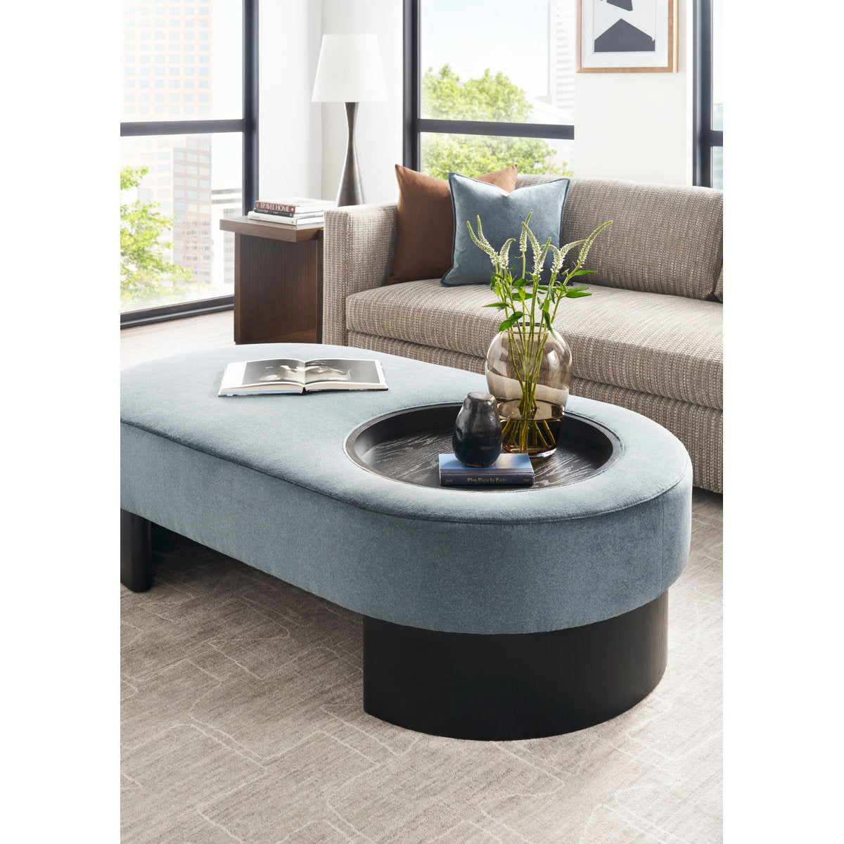 Springfield Ottoman With Tray