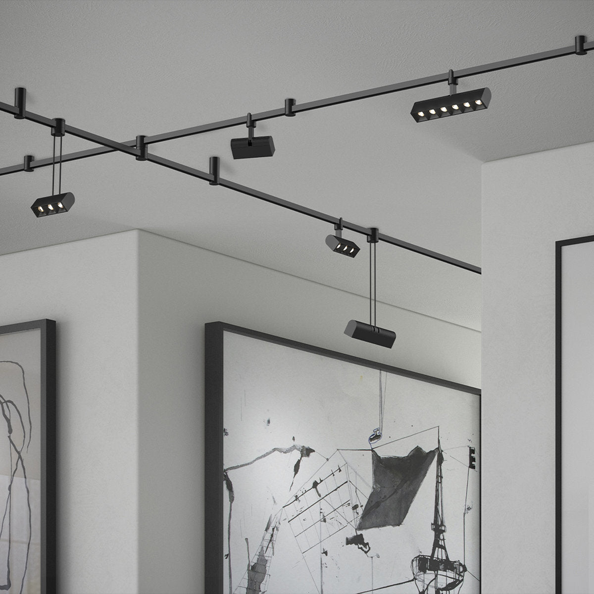 Suspenders庐 18 - Light LED Chandelier