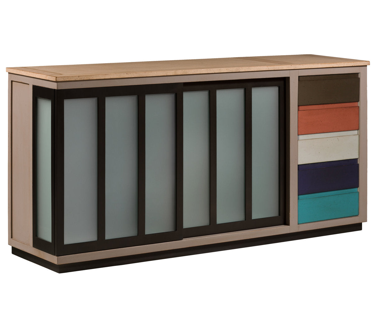 Symbiose 78.7'' W Solid Wood Credenza