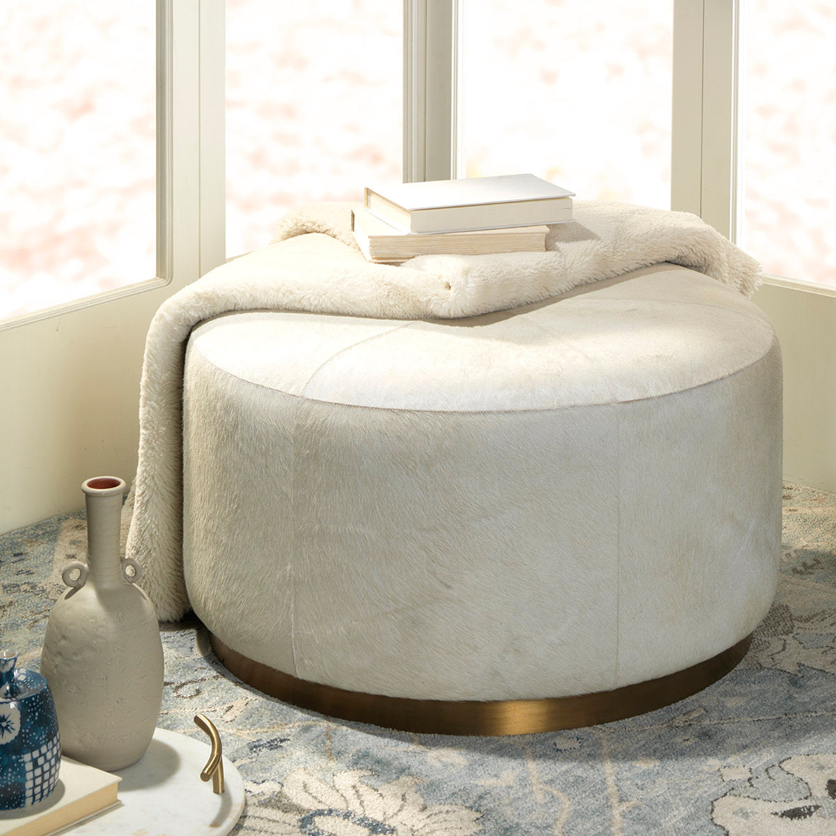 Thackeray Round Pouf