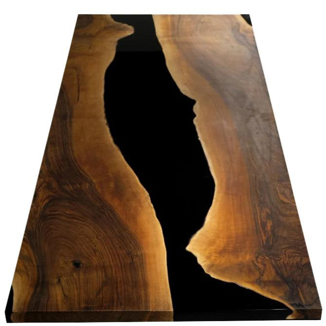 Thyria Walnut Wood Dining Table