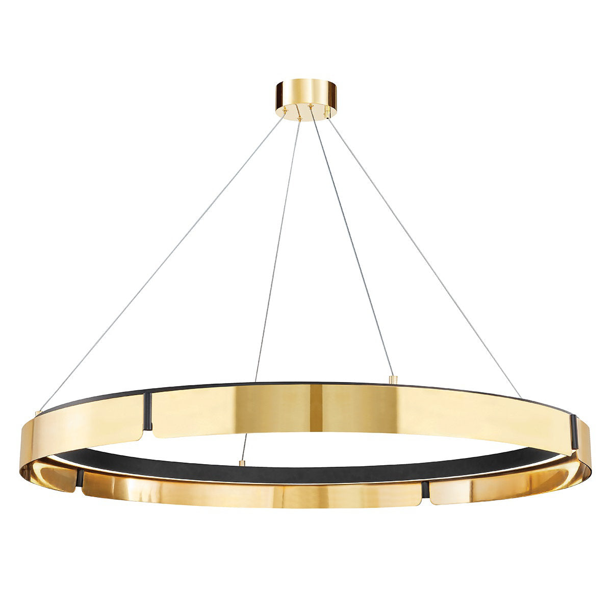 Tribeca 1 - Light Unique / Statement Wagon Wheel LED Chandelier