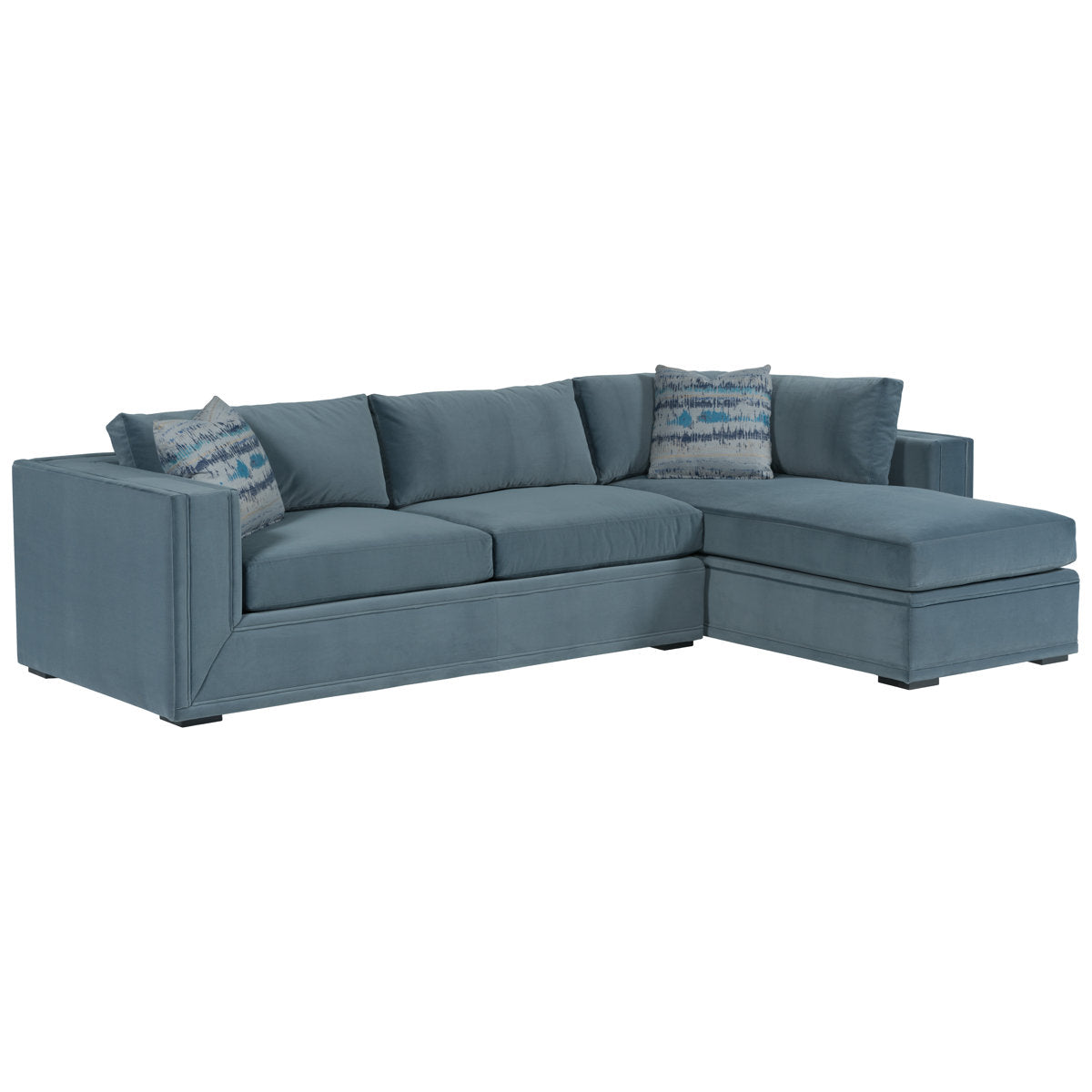 Urban Living Right Hand Facing Sofa and Chaise with Ottoman