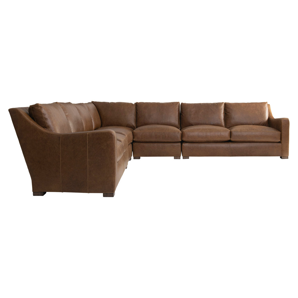 Ventura Leather 5 - Piece Sectional
