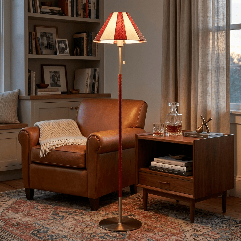 Verona Striped Floor Lamp