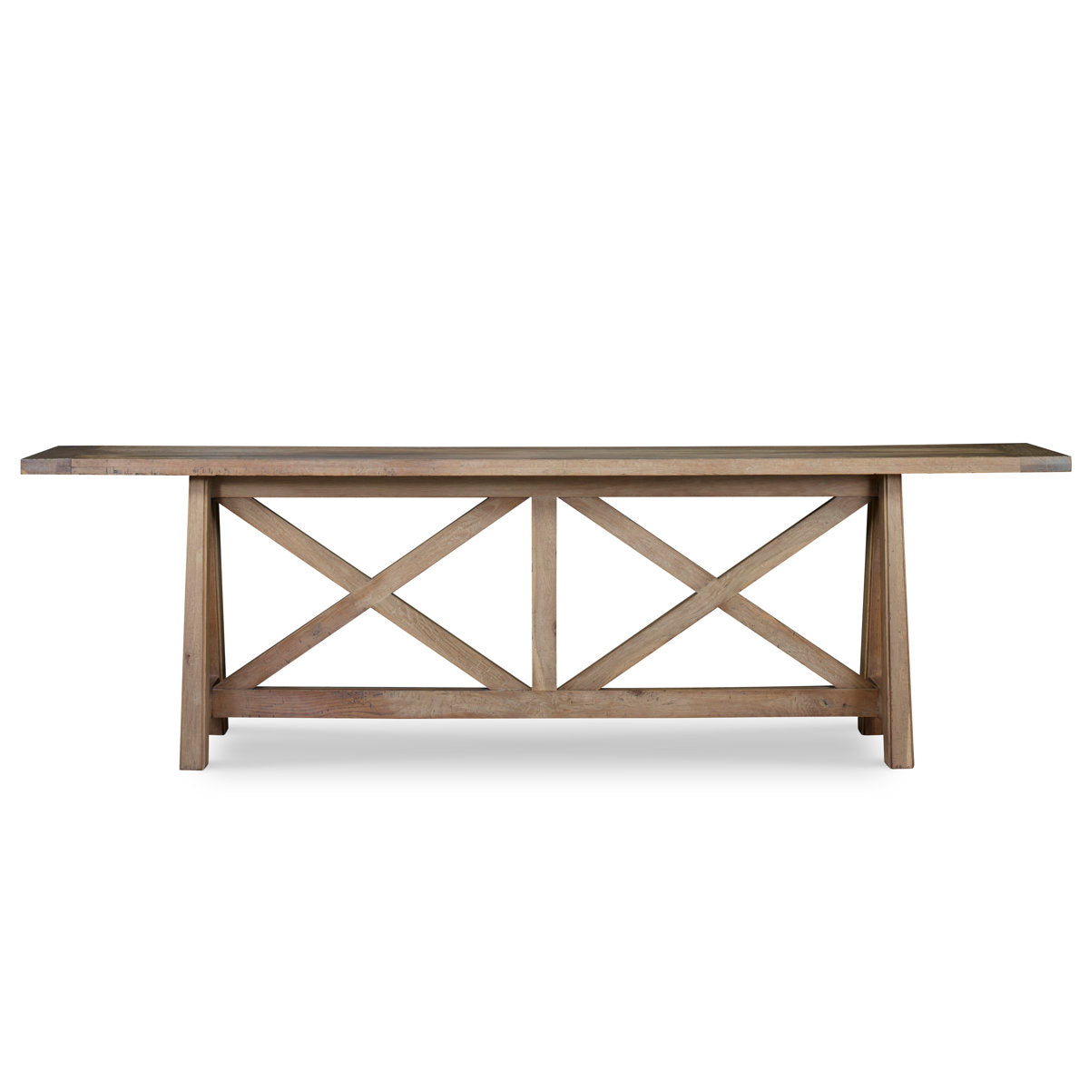 Wilkes 123'' W Solid Wood Console Table