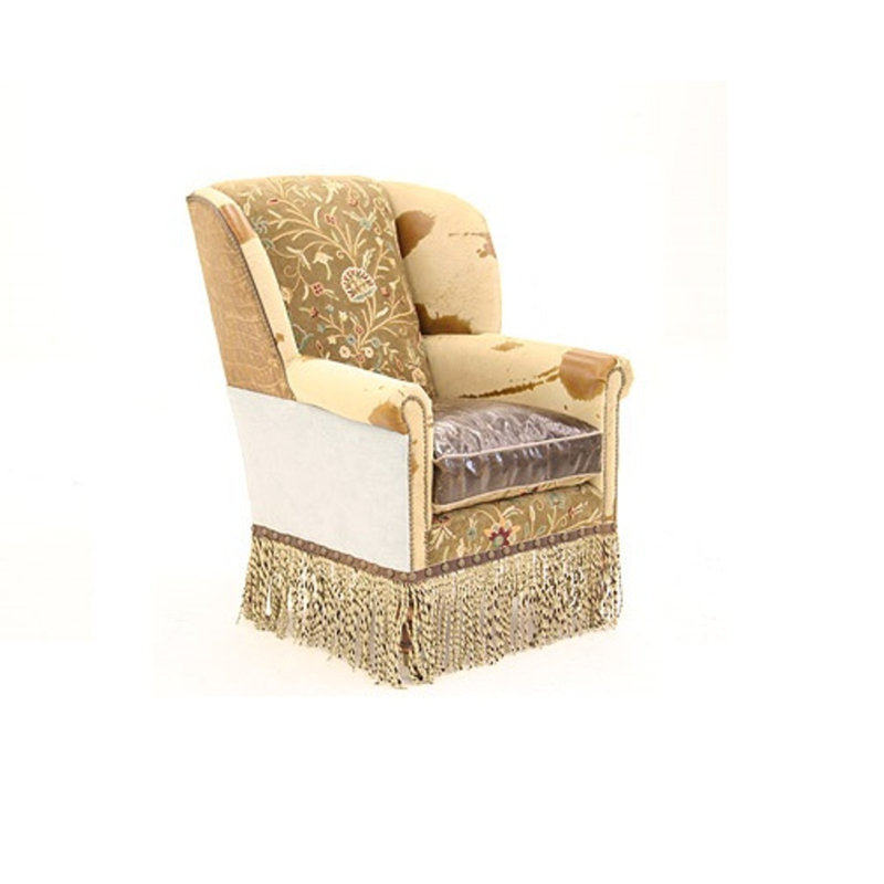 Wingback Chair Chair with Ottoman