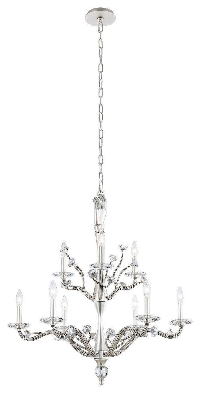 Venus 9-Light Chandelier, PewterBy KALCO LIGHTING