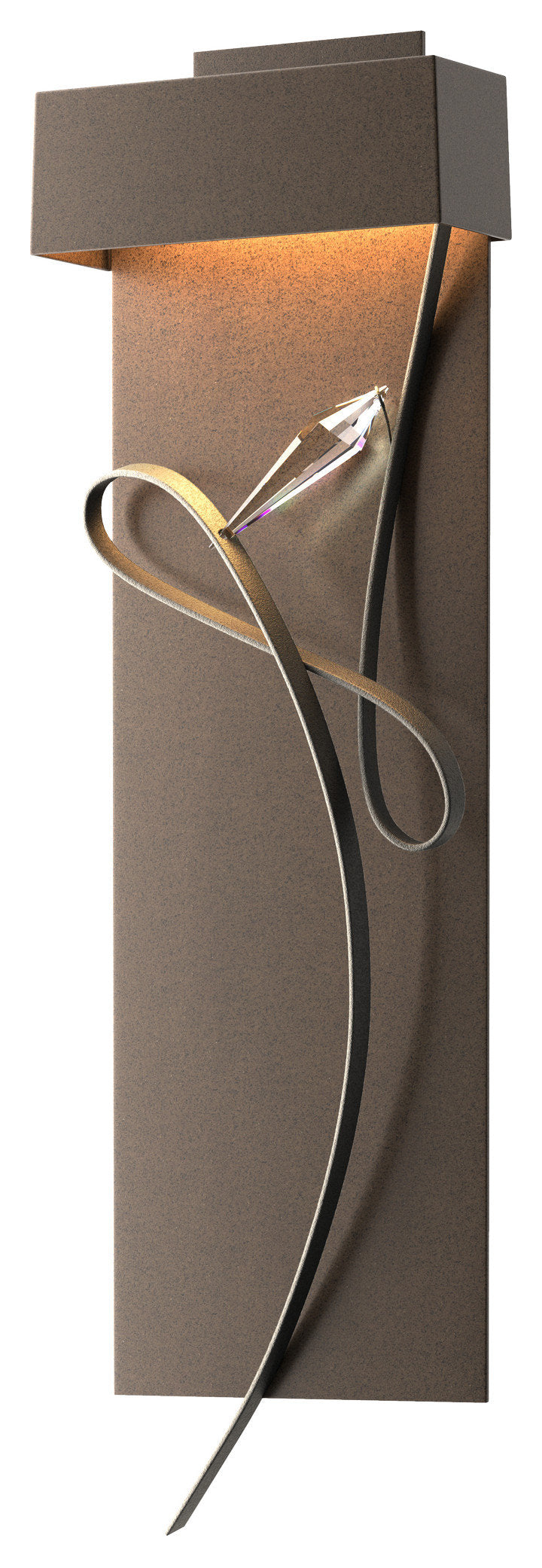 Rhapsody LED Sconce, Bronze With Natural Iron AccentBy Synchronicity