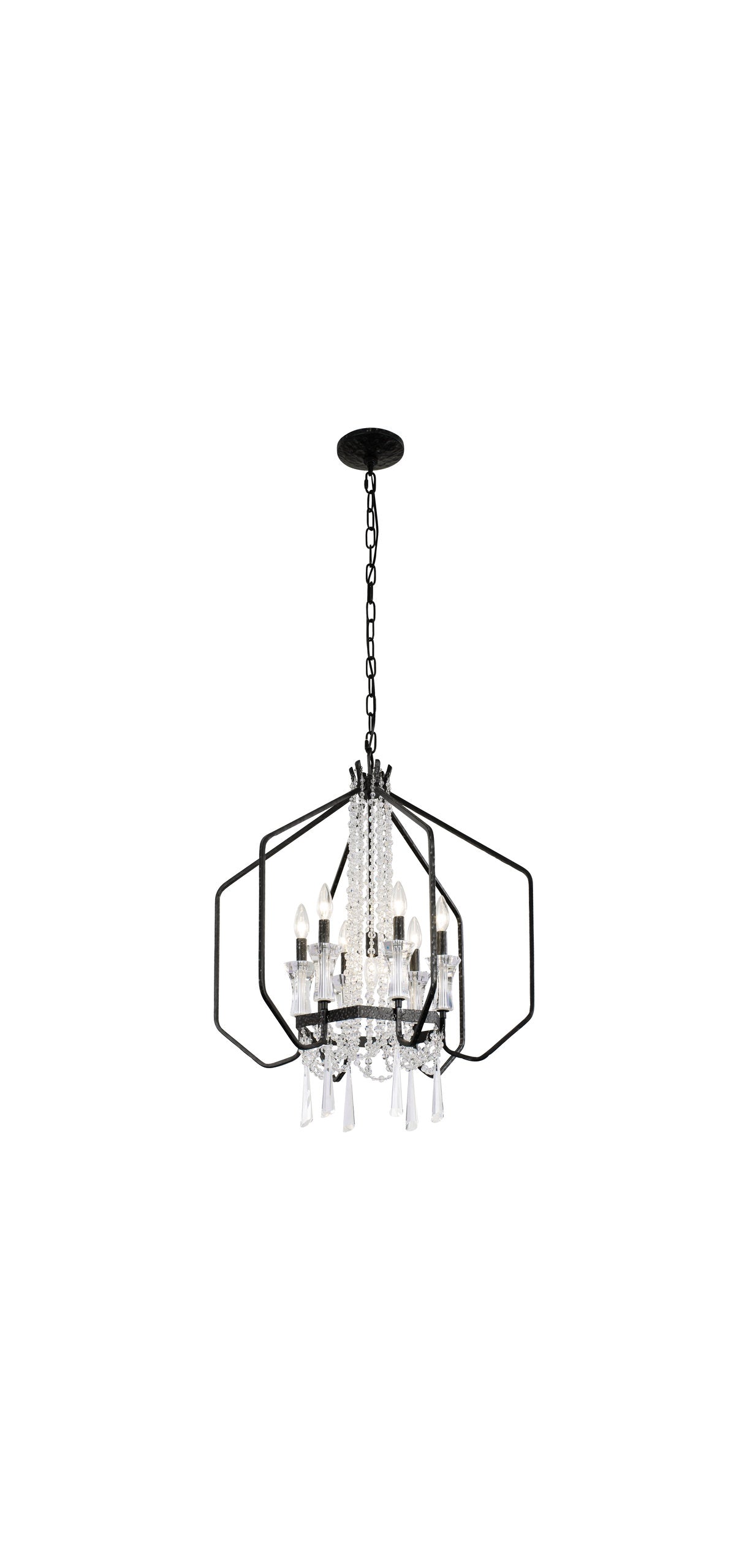 Barcelona 7-Lt Crystal Pendant - OnyxBy Varaluz