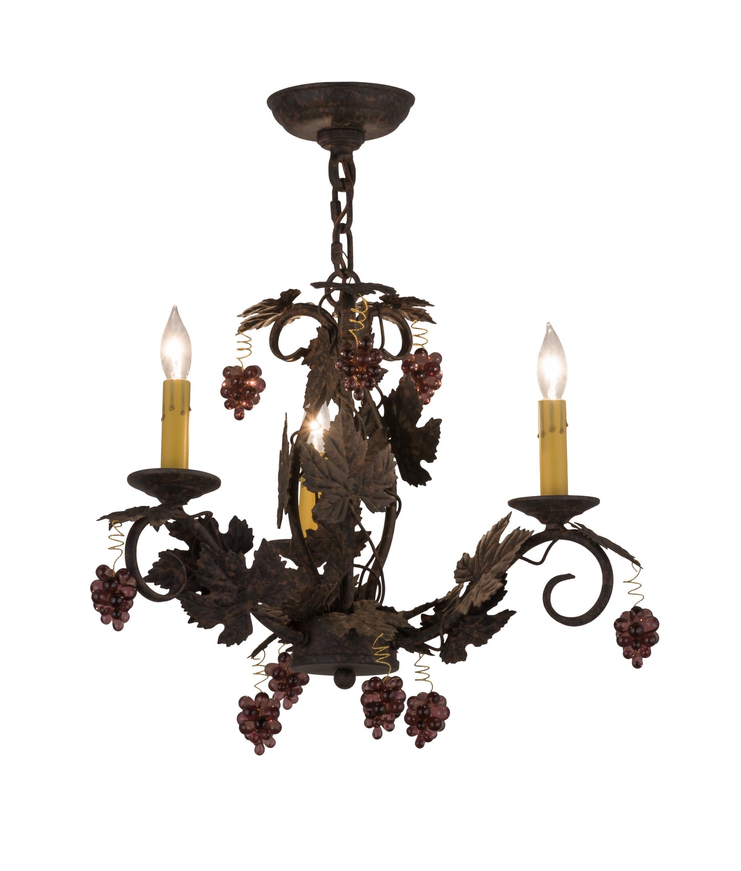 18W Vineyard 3 LT ChandelierBy Meyda Lighting