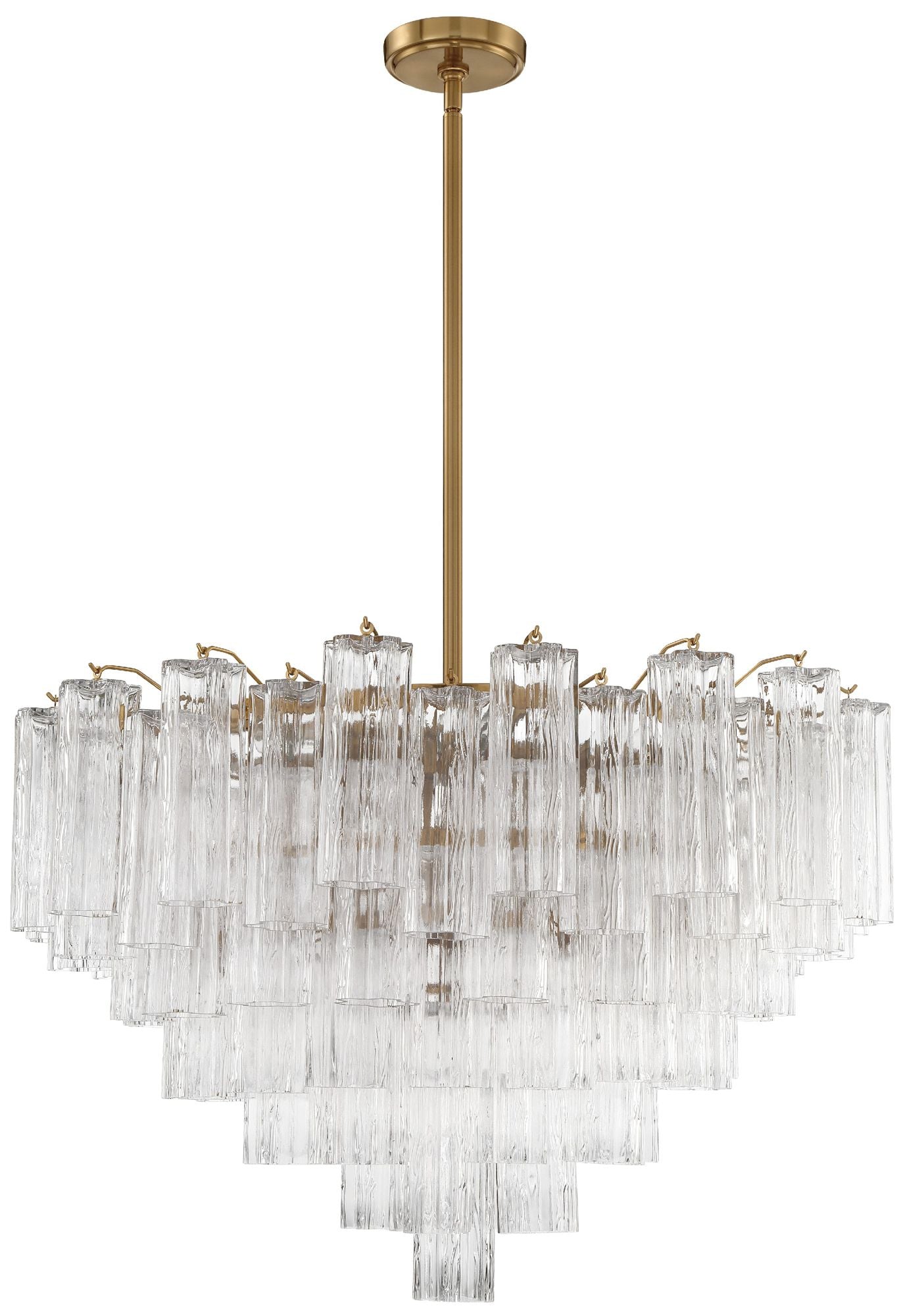 Addis 16 Light Aged Brass Chandelier