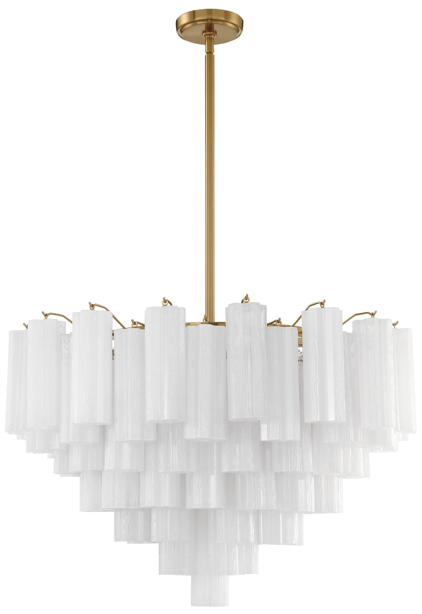 Addis 16 Light Aged Brass Chandelier