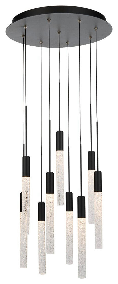 Modern Forms Magic 9-Light Pendant Light in BlackBy Modern Forms