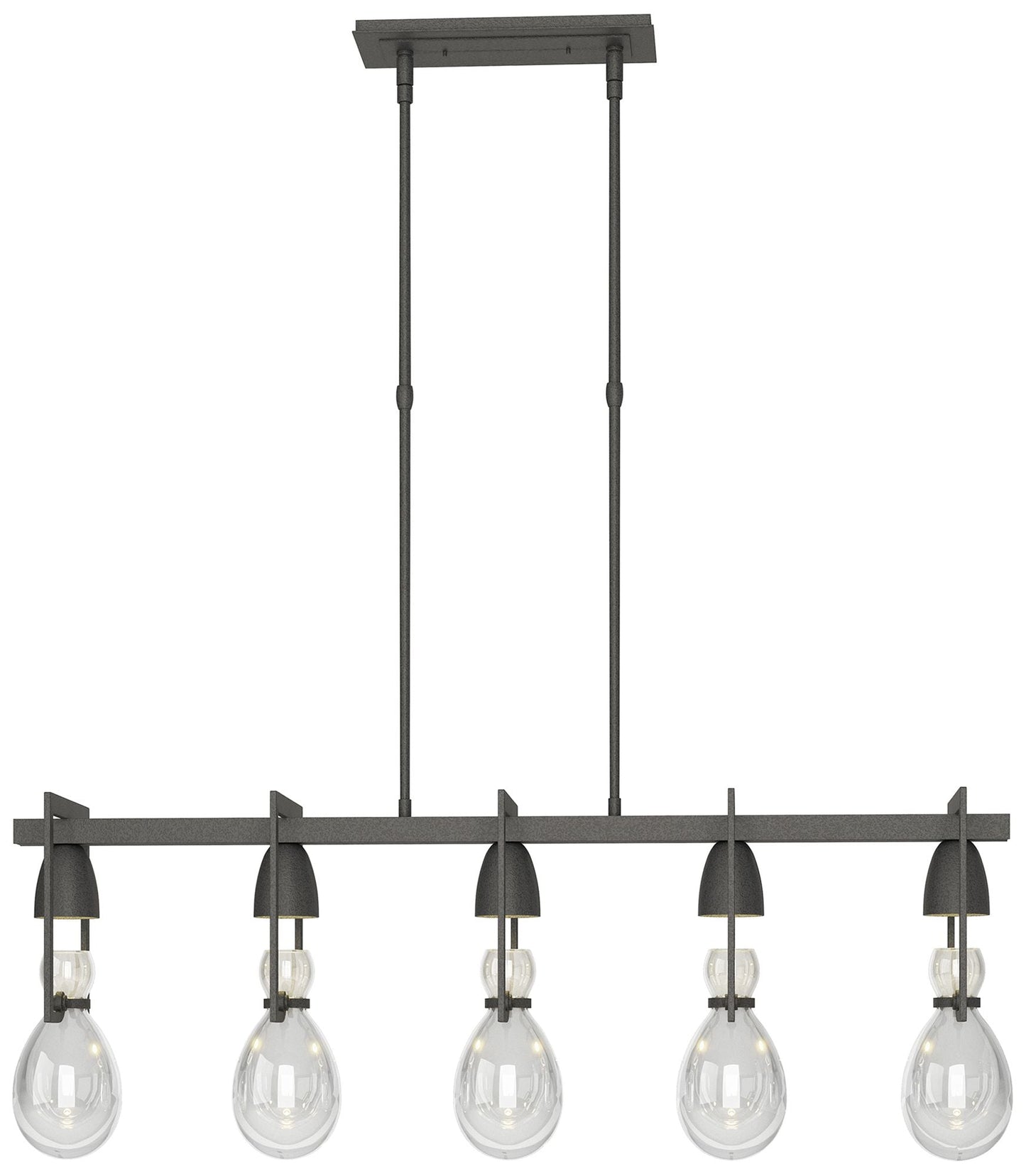 Apothecary 40.5" Wide Natural Iron Pendant