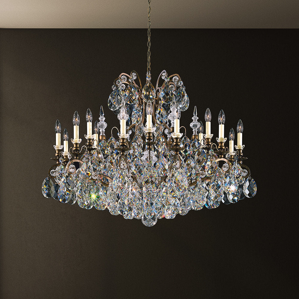 Schonbek 3792-76 19 Light Crystal Chandelier, Heirloom BronzeBy Schonbek