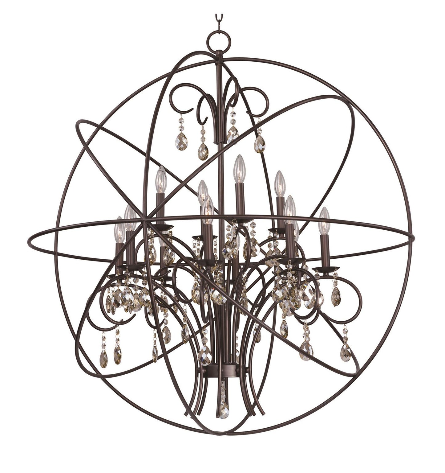 Orbit 12-Light Pendant, Oil Rubbed BronzeBy Maxim Lighting International