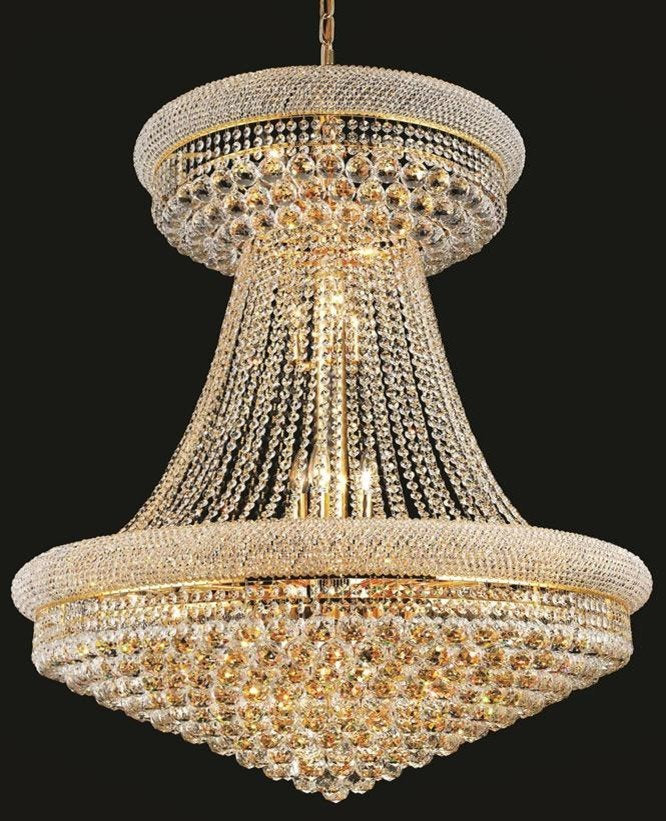 1800 Primo Collection Large Hanging Fixture, Royal CutBy Elegant Furniture & Lighting