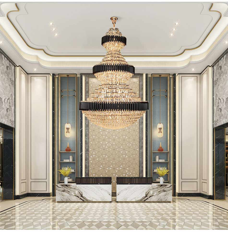 Arenzano | Grand Luxurious Multi-level Crystal Chandelier, 47.2''By Miron Demid LLC
