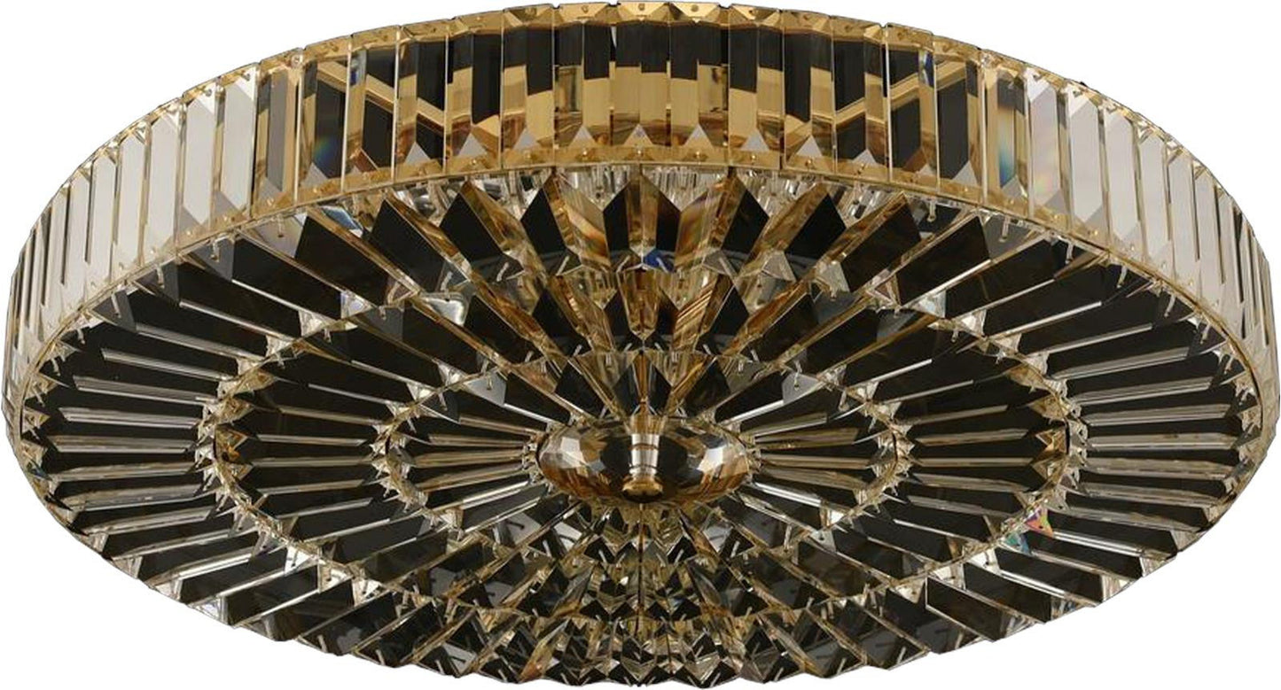 Classic Crystal Flush Mount, 18K GoldBy KALCO LIGHTING